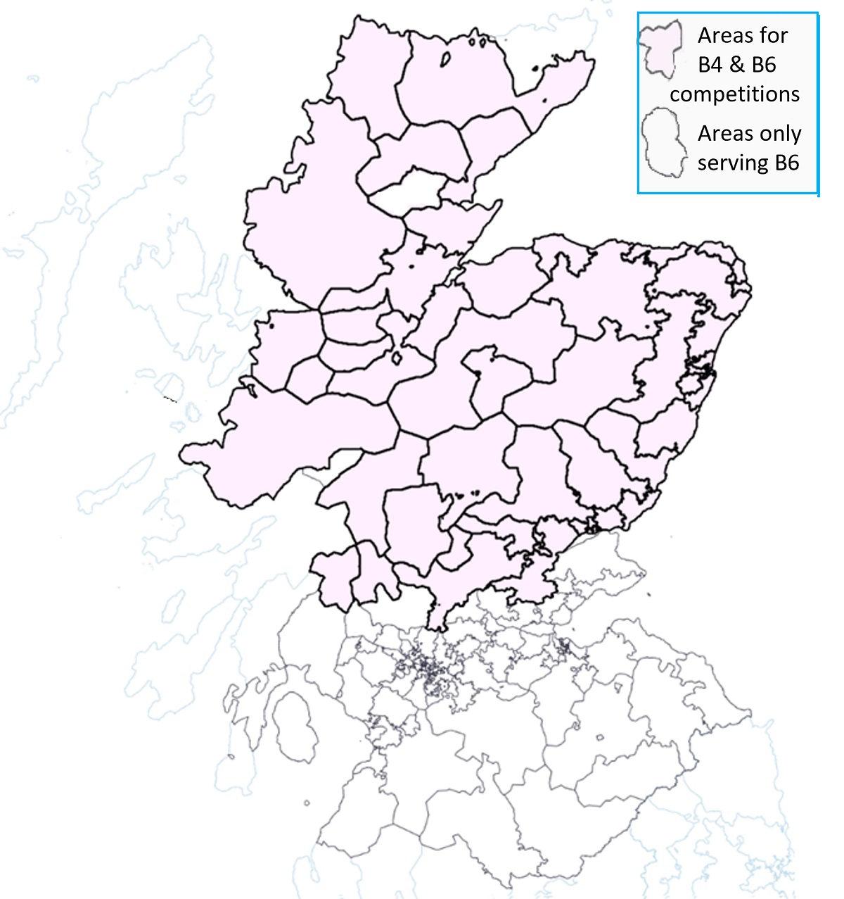 LCM Scotland asset catchment area